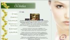 Strona kameralnego gabinetu kosmetycznego Orchidea.